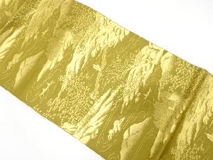 京風景模様織り出し　袋帯